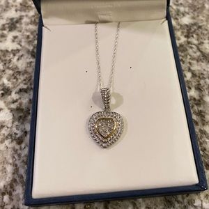 Stirling Heart Necklace